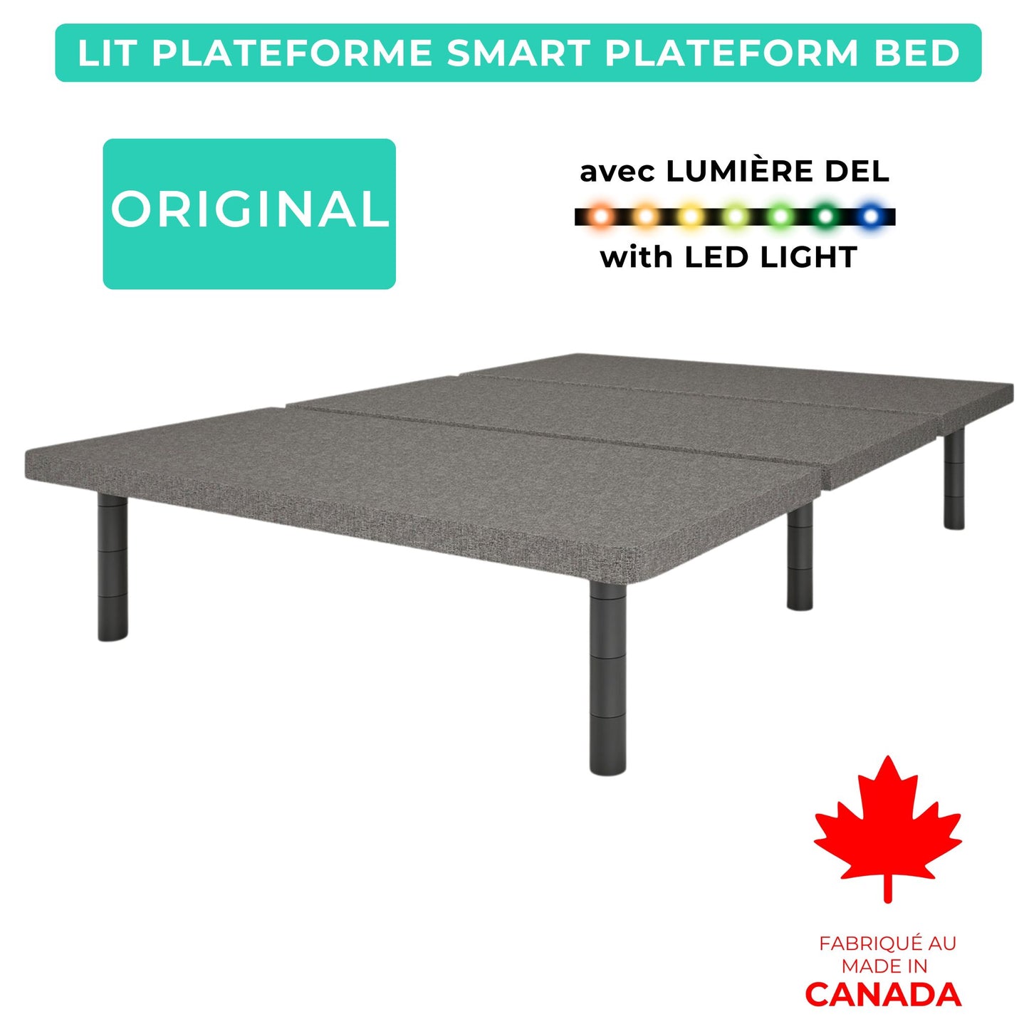 Ensemble Original: Base de Lit + Matelas ÉCONOMISEZ 500$