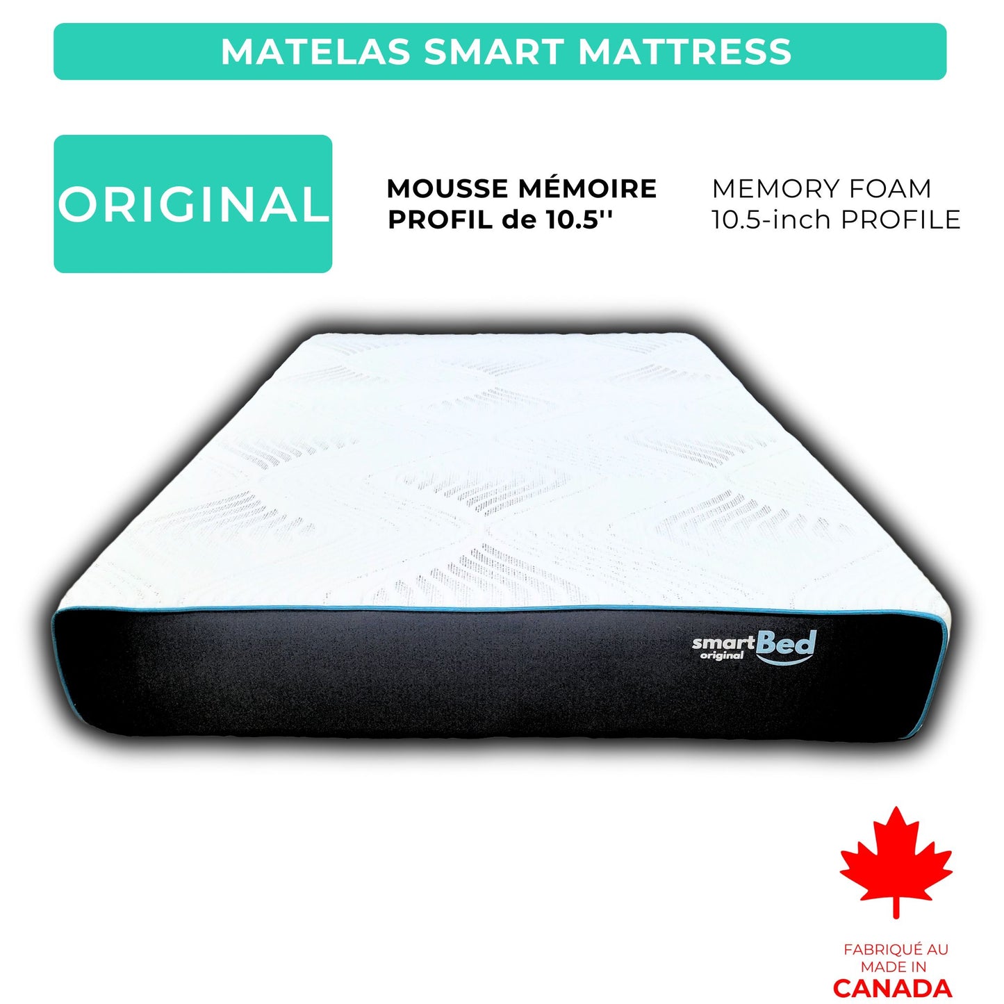 Matelas Original 400$ DE RABAIS Produit Local ❤️ Fabriqué au Canada
