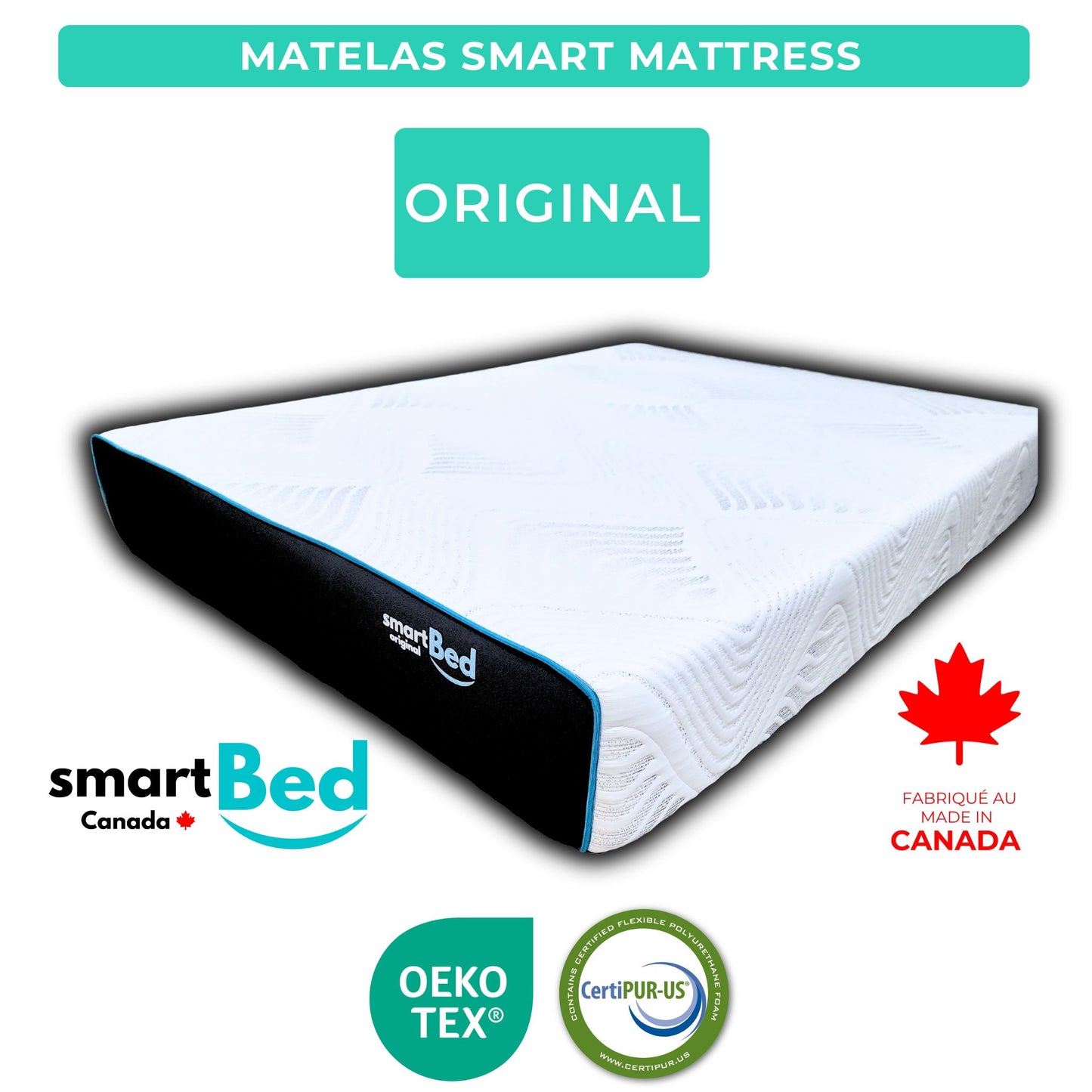 Matelas Original 400$ DE RABAIS Produit Local ❤️ Fabriqué au Canada