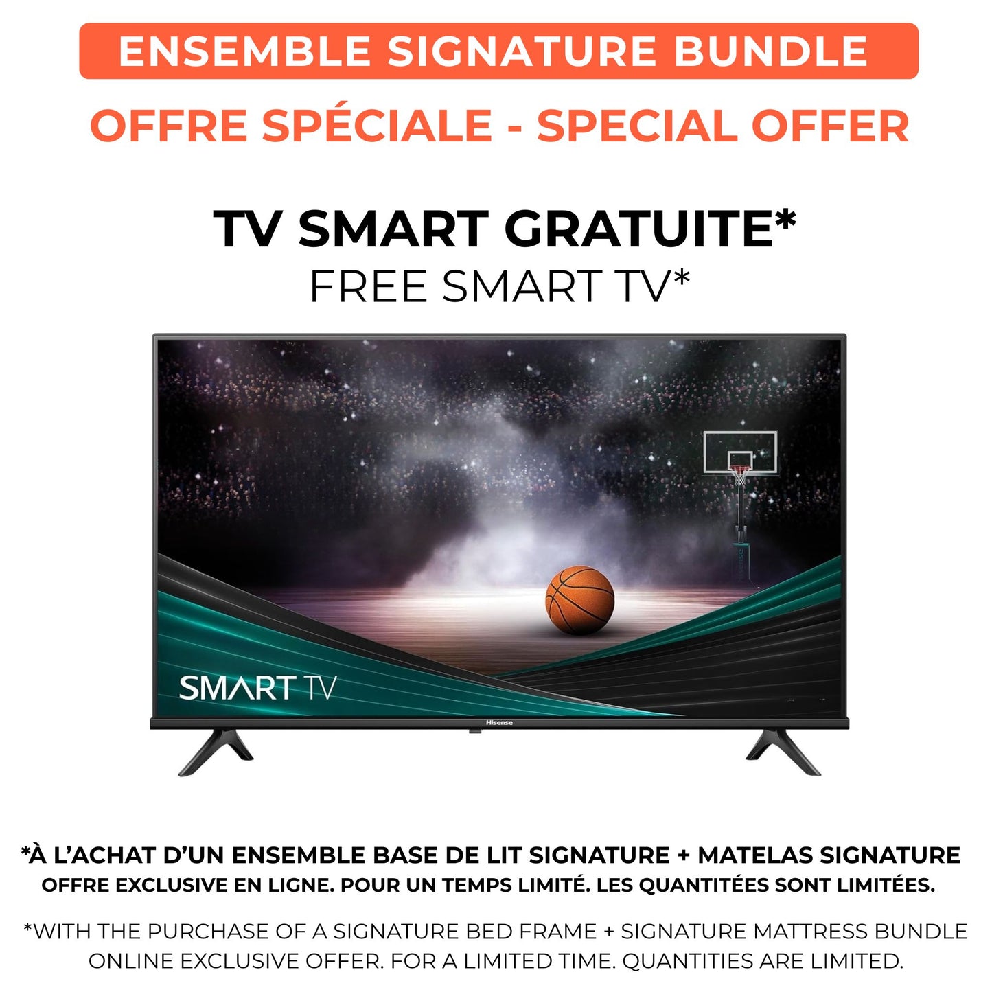 Lit Smart Signature 100$ DE RABAIS Produit Local ❤️ Fabriqué au Canada