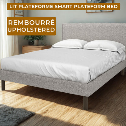 Ensemble Lit Rembourré: Base de Lit + Matelas Signature ÉCONOMISEZ 500$