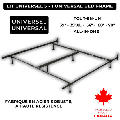 Lit Universel 5 en 1 80$ DE RABAIS Produit Local ❤️ Fabriqué au Canada