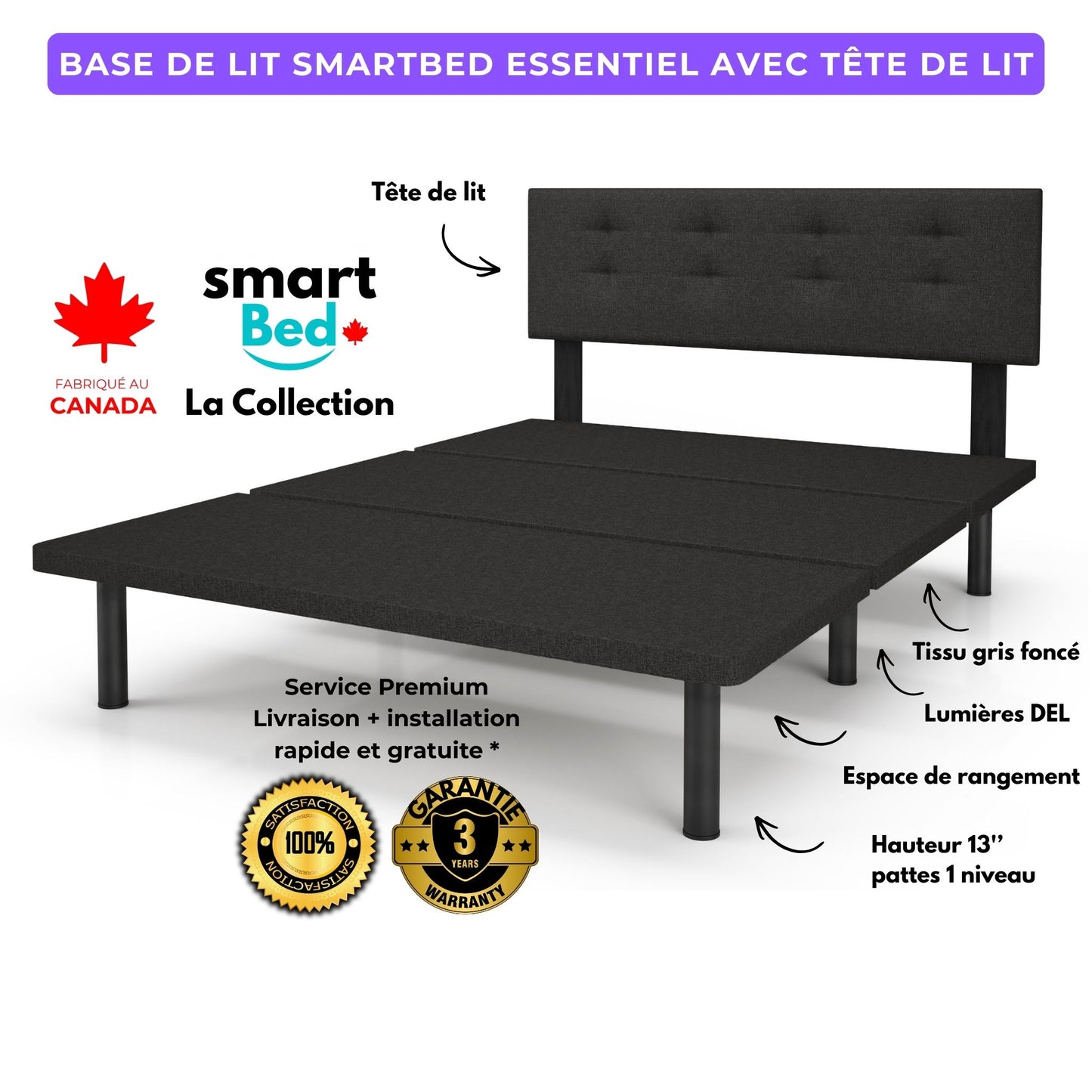 Tête de Lit SmartBed Essentiel