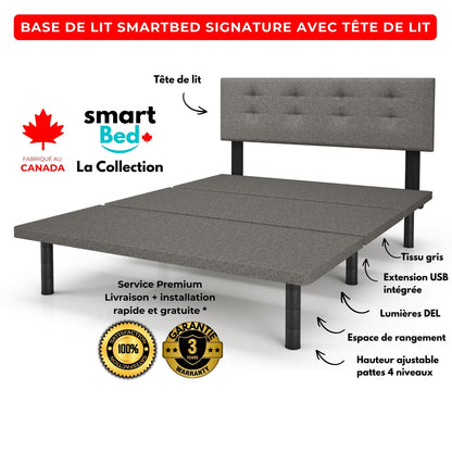 Lit SmartBed Signature avec tête de lit