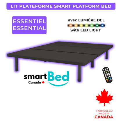 Lit Smart Essentiel 100$ DE RABAIS Produit Local ❤️ Fabriqué au Canada